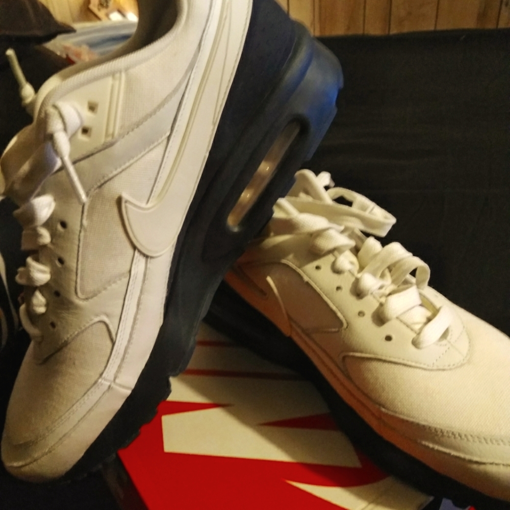 NIKE AIR MAX BW PREMIUM 07/05/2016 WHIT/NAVY SIZE 13